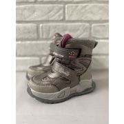 Сапожки Том М зимние для девочек на двух липучках и толстой подошве