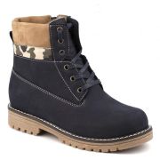 Ботинки  Шаговита зимние для мальчика/ натуральный нубук/