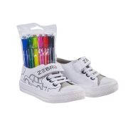 Кеды  (с фломастерами)