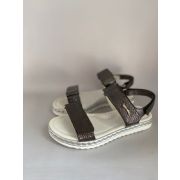 Босоножки Том.мики открытые для девочек на трех липучках с кожаной анатомической стелькой 35 размера