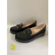 Туфли Капика  для девочек школьные без завстежек 36 размера (23 см)