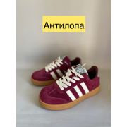 Кроссовки Антилопа бордовые для девочек натуральная кожа