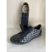 Полуботинки Капика для девочек на шнурках и на молнии