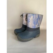 Сноубутсы Котофей  для мальчика на молнии впереди (шерсть)