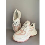 Кроссовки для девочек на высокой платформе белые